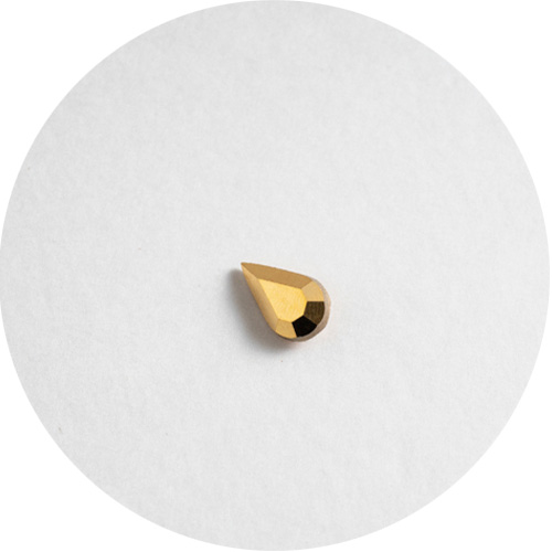 ■[OUTLET]プレシオサ1519 ファンシーストーン ペアシェイプ ティアドロップ オーラム 7.8×13mm(1個)【ネコポス】