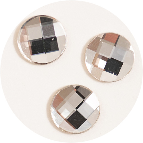 ■[OUTLET]プレシオサ1597 フラットバック チェスサークル 6mm(3個)【ネコポス】