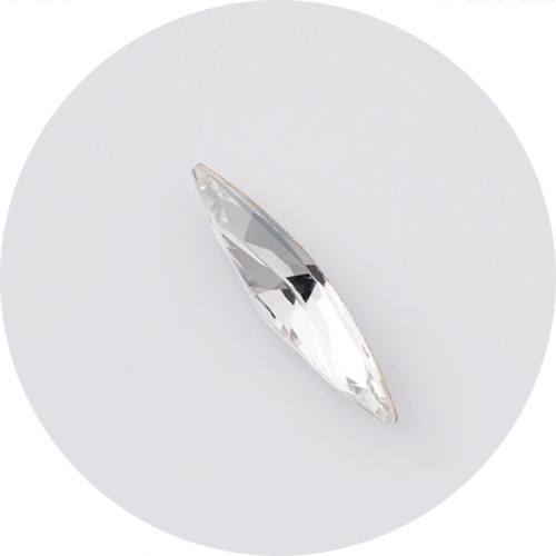 プレシオサ1670 ファンシーストーン[MAXIMA] スリムナベット クリスタル 15×4mm(1個)【ネコポス】