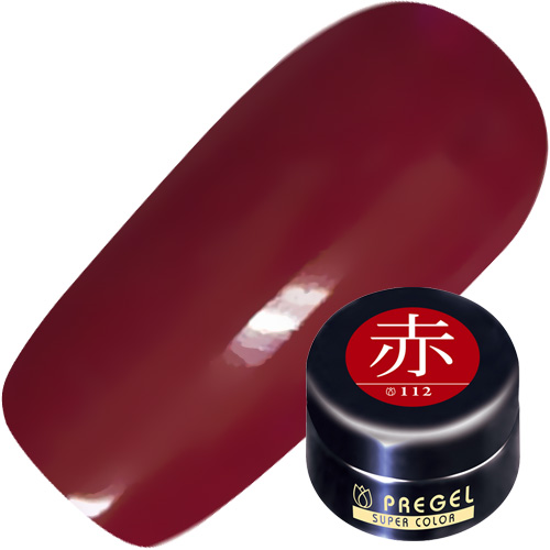 カラーEX4g 112 赤【ジェル検定指定色】【ネコポス】