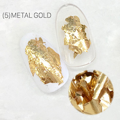 ♪金箔・銀箔・ナゲット5 メタルゴールド【ネコポス】