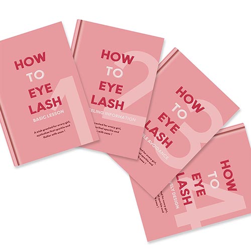 『HOW TO EYELASH』テキスト4冊セット【お取り寄せ】