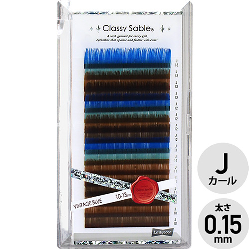 【ラッシュシャドウ】ヴィンテージブルー Jカール 0.15(10-13mm)【お取り寄せ】【ネコポス】