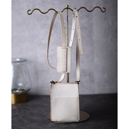[欠品]マンタローラボ×SUD NUVOLA ネイルマシンショルダーケースRAMBO antique beige【メーカー直送】