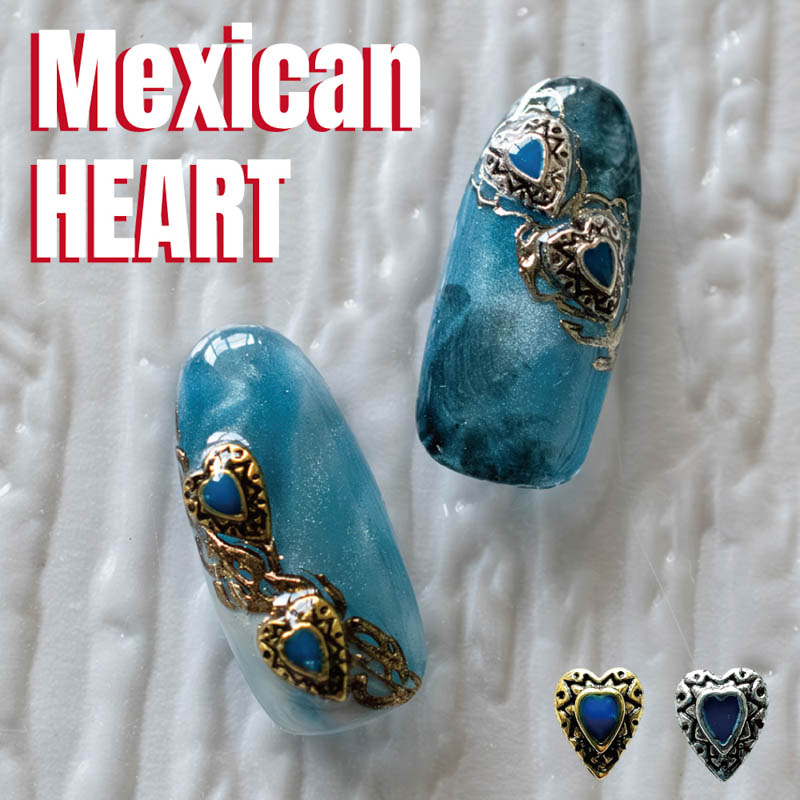 メキシカンハート シルバー 5個入【お取り寄せ】【ゆうパケット】