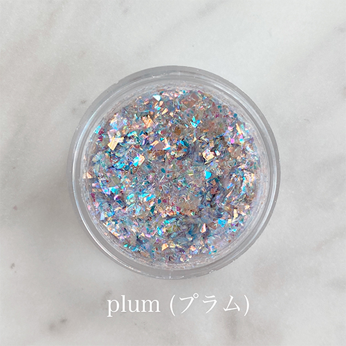 ■[クリアランス]トリクルオーロラフレーク plum(プラム)【ネコポス】