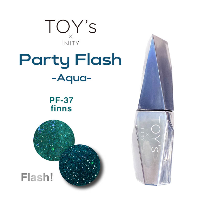 ♪【パーティーフラッシュ Aqua】カラージェル12ml T-PF37 フィンズ