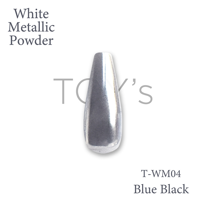 ホワイトメタリックパウダー 0.3g T-WM04 ブルーブラック【ゆうパケット】
